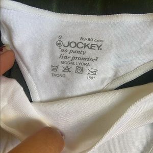 Jockey white thong💟
